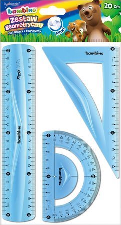 Maj zestaw geometryczny 3el 20cm standard bambino 003141 