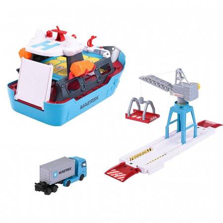 Majorette Maersk Zestaw z pojazdem 073322