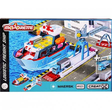 Majorette Maersk Zestaw z pojazdem 073322