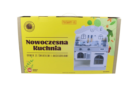 Malowany Las Nowoczesna kuchnia domek 649304