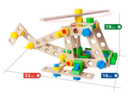 Mały Konstruktor Junior Helikopter 025866