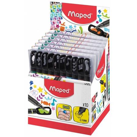 Maped Cienkopis Graph Mania 10szt w etui 494509