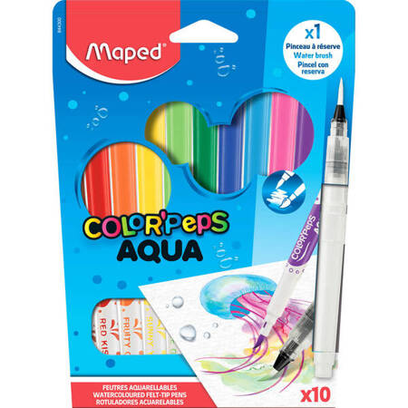 Maped Flamastry Colorpeps Aqua 10kol pudełko 443001