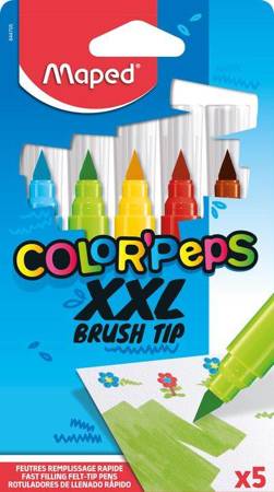 Maped Flamastry Colorpeps brush Jumbo XXL 5szt 447054