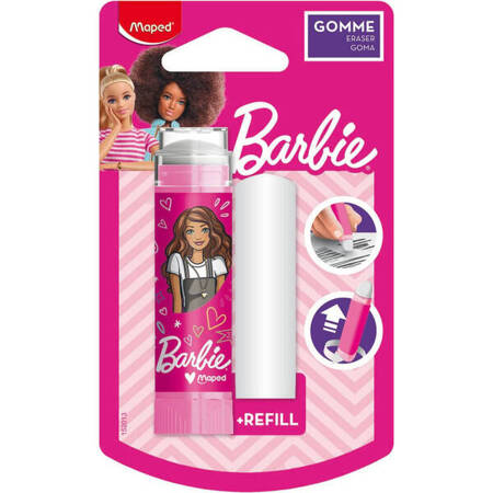 Maped Gumka Barbie wykręcana w obudowie 1szt blister 520136