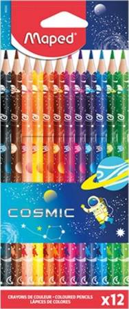 Maped Kredki trójkątne Cosmic 12szt 622420