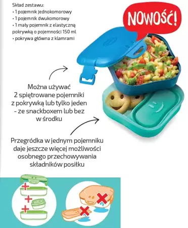 Maped Pudełko lunchowe Picnik Concept Kids różowe 708018