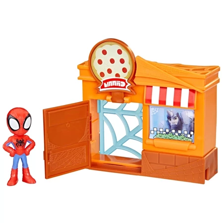 Marvel F6688/F8360 Spidey i przyjaciele Zestaw Pizzeria figurka Spidey 139153