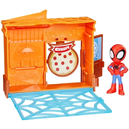 Marvel F6688/F8360 Spidey i przyjaciele Zestaw Pizzeria figurka Spidey 139153