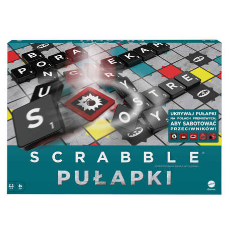 Mattel Gra HMK73 Scrabble Pułapki 129751