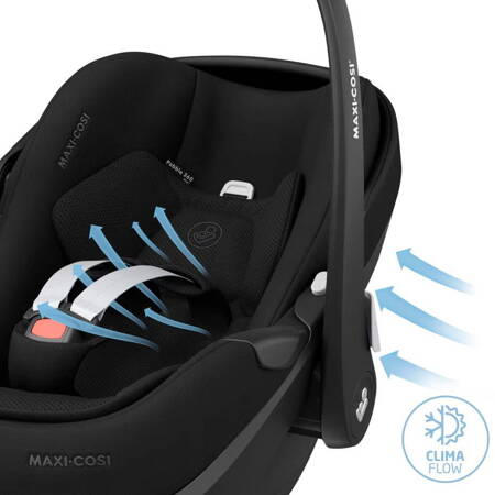 Maxi Cosi Pebble 360 Pro Essential Black Fotelik samochodowy 007036