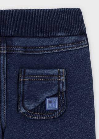 Mayoral Spodnie jeansowe z futerkiem rozm. 6-9 m 75 kolor 5 tejano