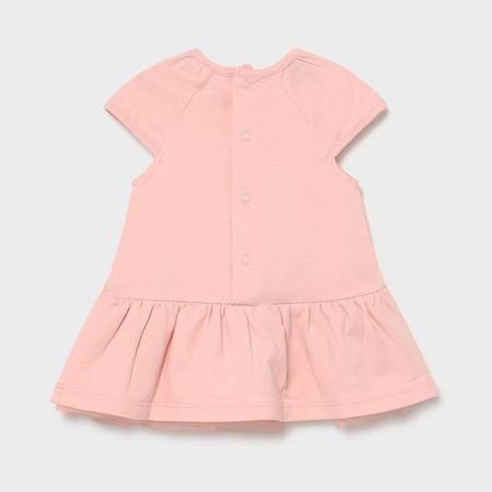 Mayoral Sukienka dzianina grafika kolor 43 Pale blush rozmiar 6-9 m