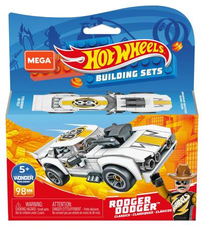 Mega Bloks GYG33 Hot Wheels klocki pojazd Rodger Dodger 970975