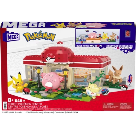 Mega Bloks HNT93 Zestaw konstrukcyjny Pokemon Leśne centrum 149681