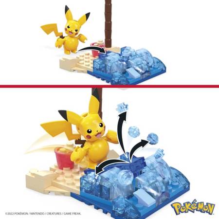 Mega Construx HDL76 Pokemon Pikachu na plaży 026623