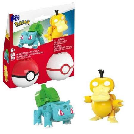 Mega Pokemon HXP11/HXP14 Poke ball Bulbasaur & Psyduck 235742