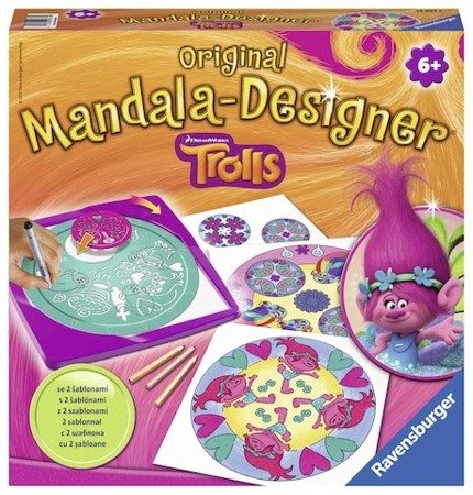 Midi mandala trolls 298648 ane ravensburger