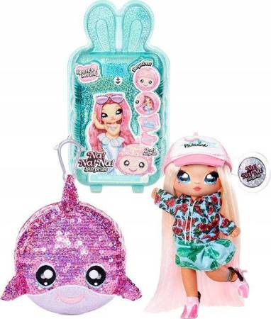 Na! Na! Na! Surprise 2 in 1 Pom Doll Sparkle Dolphin 573760