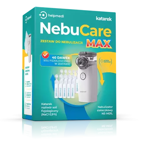 NebuCare MAX zestaw do nebulizacji HelpMedi Katarek 776473