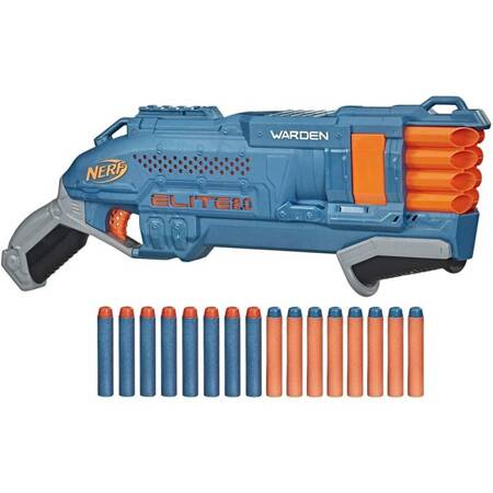 Nerf E9959 Elite 2.0 Wyrzutnia Warden DB-8 brown box 826742