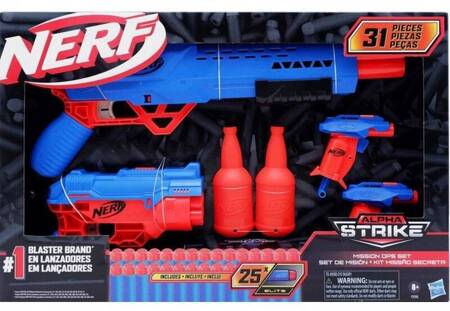 Nerf F2555 Alpha Strike Mission Ops zestaw pistoletów 876716