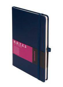 Notes kratka A5 Memofix granatowy 083059