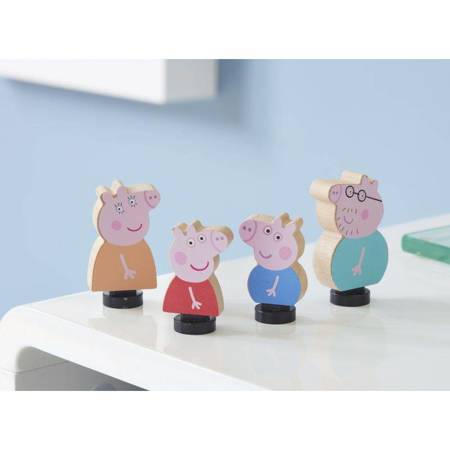 PEPPA DREWNIANE FIGURKI 4-PACK 072070