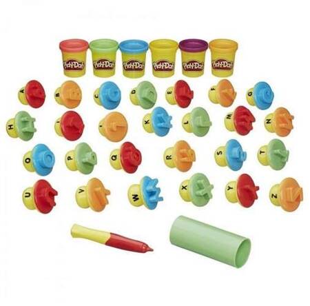 PLAY-DOH B3407 6 pojemników literki i mowa 342723