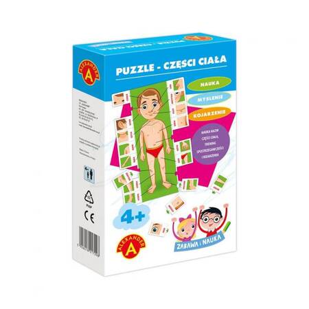 PUZZLE CZĘŚCI CIAŁA - ZABAWA I NAUKA 018318