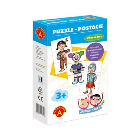 PUZZLE POSTACIE - ZABAWA I NAUKA 018394