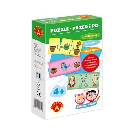 PUZZLE PRZED I PO - ZABAWA I NAUKA 018417