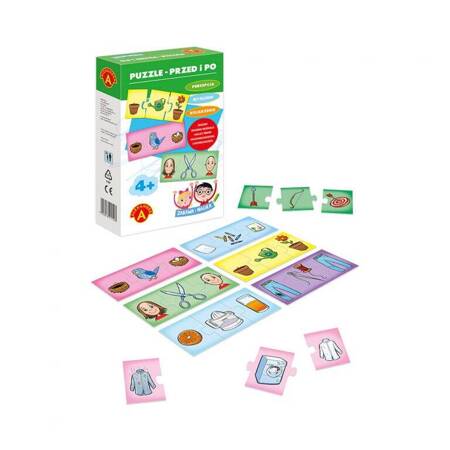 PUZZLE PRZED I PO - ZABAWA I NAUKA 018417