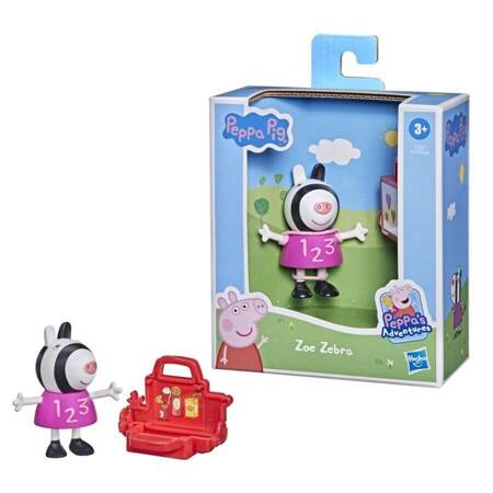 Peppa F2179/F2207 Zebra Zoe figurki przyjaciół 101077