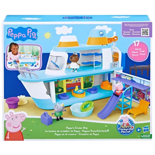 Peppa F6284 Statek wycieczkowy + figurki 