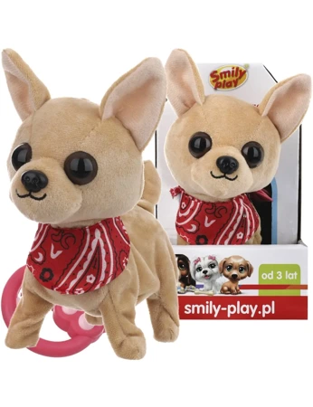 Piesek chodzący na smyczy Smily play 839147