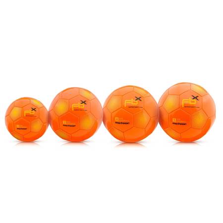 Piłka nożna meteor fbx roz. 1 pomarańczowa