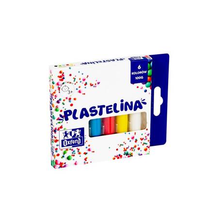 Plastelina 6kol Oxford 206768