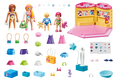 Playmobil 70592 modny butik z odzieżą dla dzieci