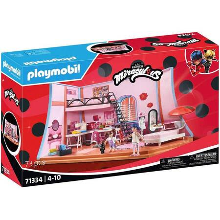 Playmobil 71334 Miraculum Poddasze Marinette 713346