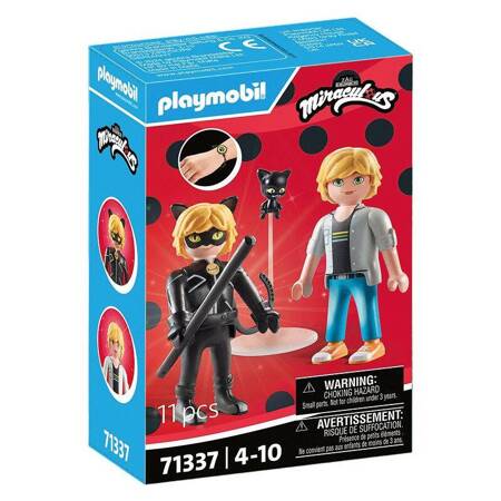 Playmobil 71337 Miraculum Adrien & Czarny Kot 713377