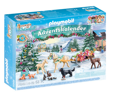 Playmobil 71345 Kalendarz adwentowy Konie: Świąteczny kulig 713452