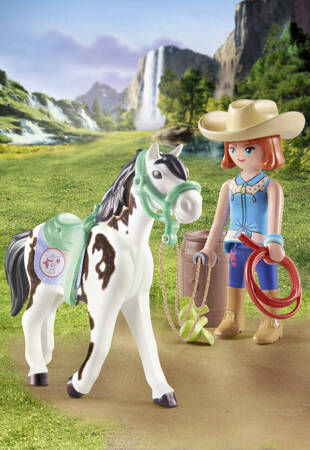 Playmobil 71358 Ellie i Sawdust ćwiczące western riding 713582