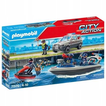 Playmobil 71570 Pościg policyjny na wodzie 