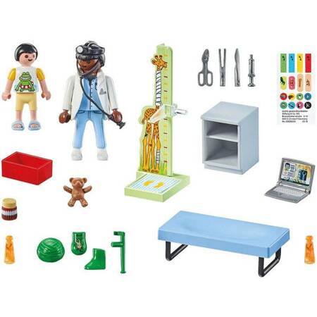 Playmobil 71619 Pediatra z pluszowym misiem 