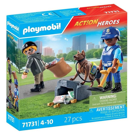 Playmobil 71731 Poszukiwania śladów z psem tropiącym 717313