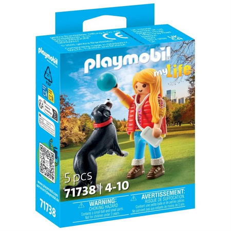 Playmobil 71738 Dziewczynka z psem pasterskim 717382