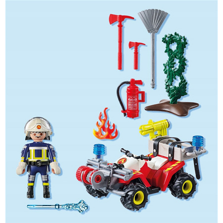 Playmobil 71825 Quad straży pożarnej w akcji 718259