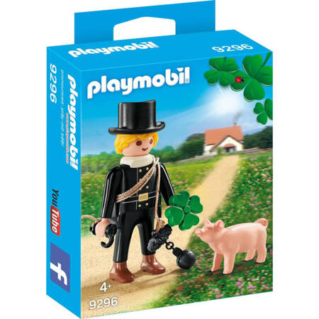 Playmobil 9296 Kominiarz z koniczynką i świnką 092960