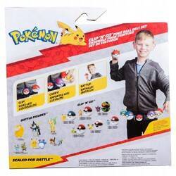 Pokemon PKW2719 Clip 'N' Go Poke Ball Belt Set Dusk Ball Luxury Ball and Sneasel Seria 11 figurka 426325